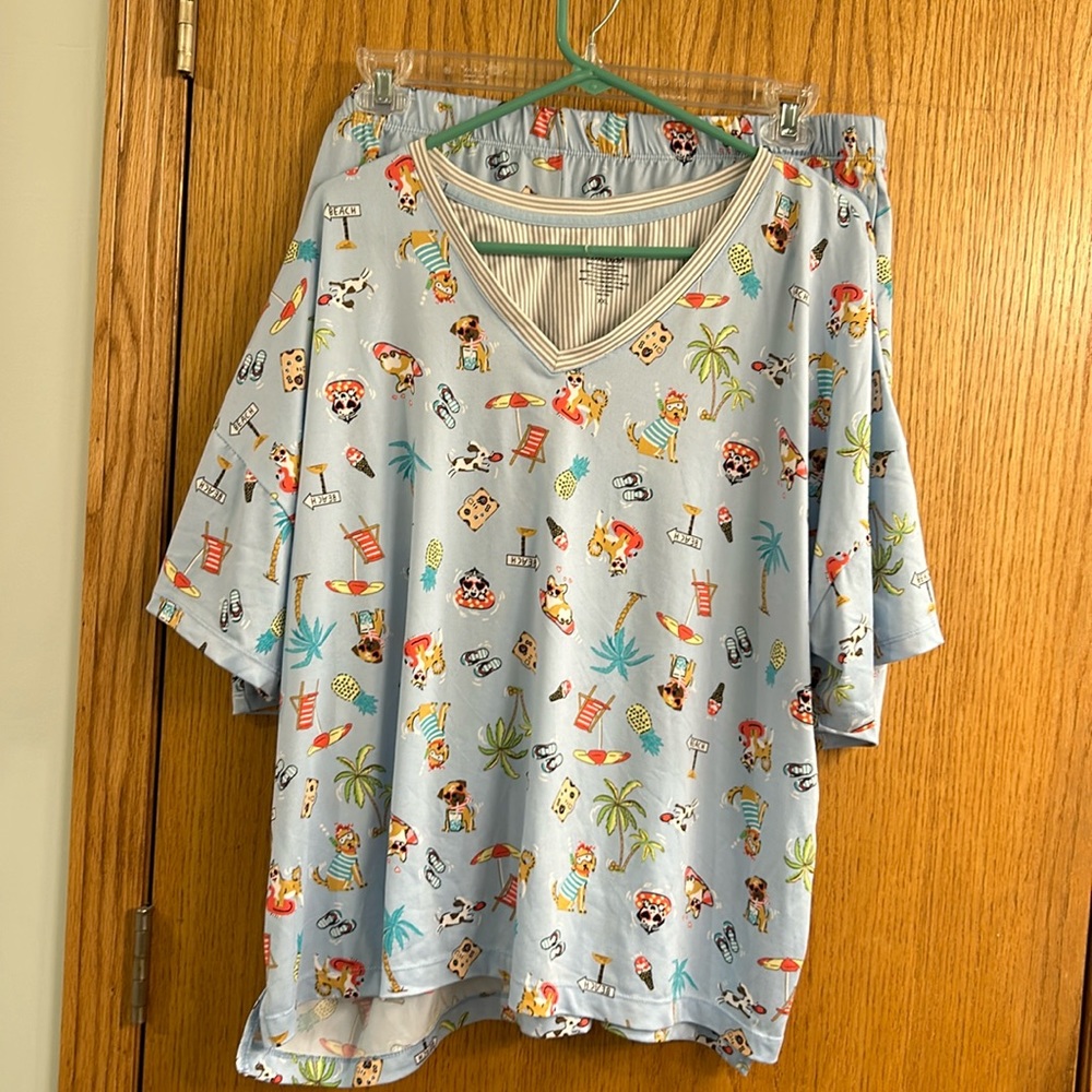 2 piece plus size PJs